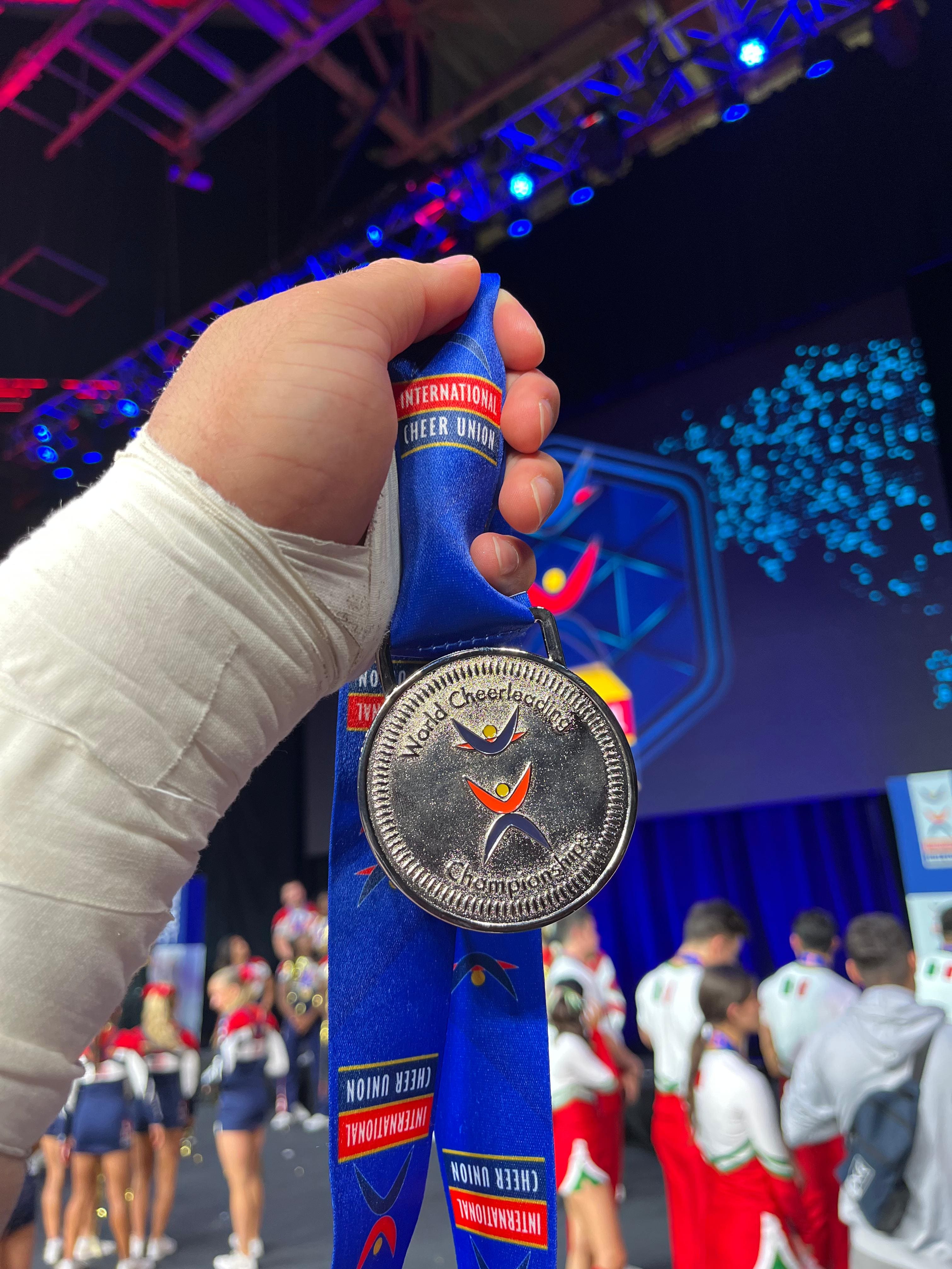 Medalla de plata de Team México Coed Premier en Cheerleading Worlds 2026